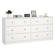Credenza Rick, Buffet da soggiorno, Madia da salotto, Dispensa da cucina, 143x30 h68 cm, Bianco