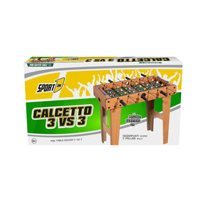 Calciobalilla con Aste Passanti 69x37x65 cm in Mdf