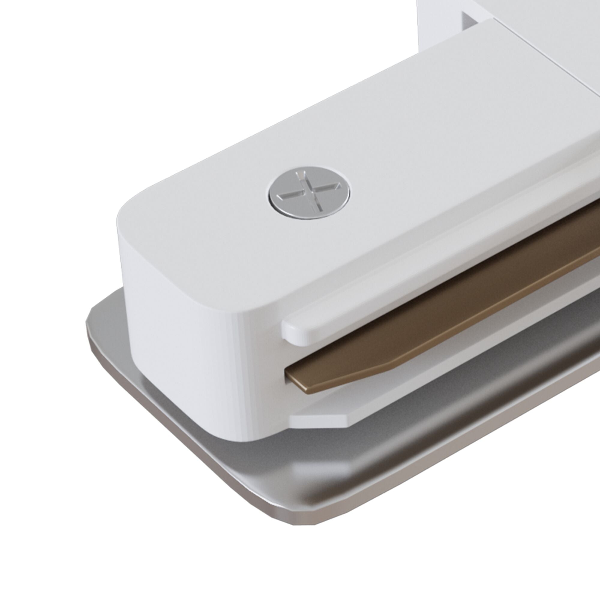 Connettore a T per Sistema Illuminazione a Binario Monofase Bianco