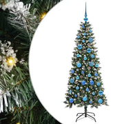 Albero di Natale | Decorazioni natalizie artificiale con 150 LED Verde 150 cm