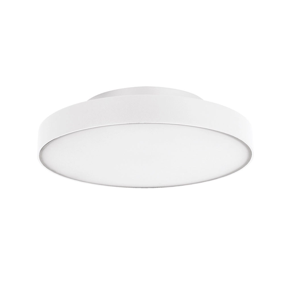 Plafoniera GPL351 Rotonda in Alluminio Bianco Opaco - 24W LED CCT Selezionabile 3000K/4000K IP65 - Gealuce per Esterni