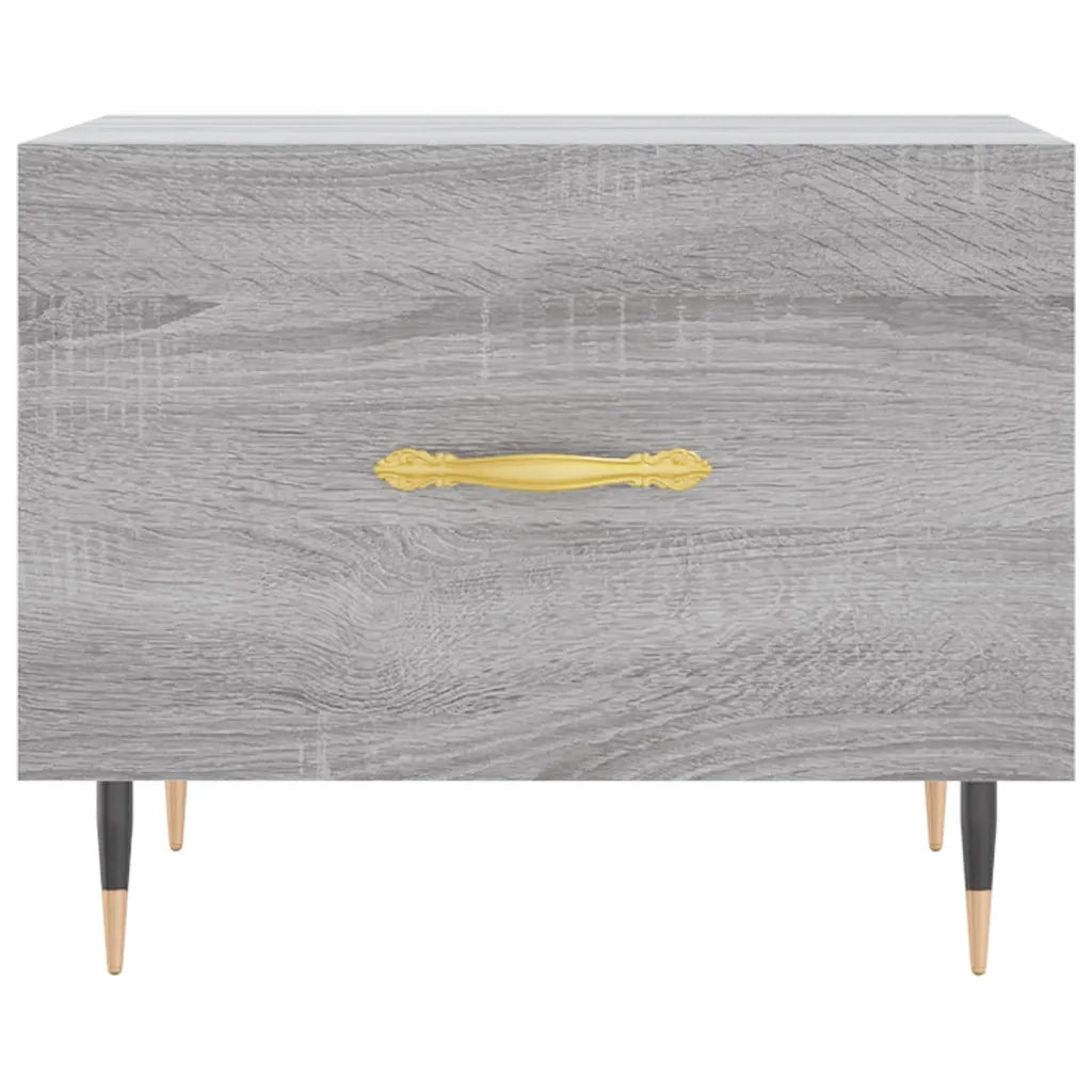 Tavolino da Salotto-Tavolino da soggiorno-Tavolo Grigio Sonoma 50x50x40 cm Legno Multistrato 778243