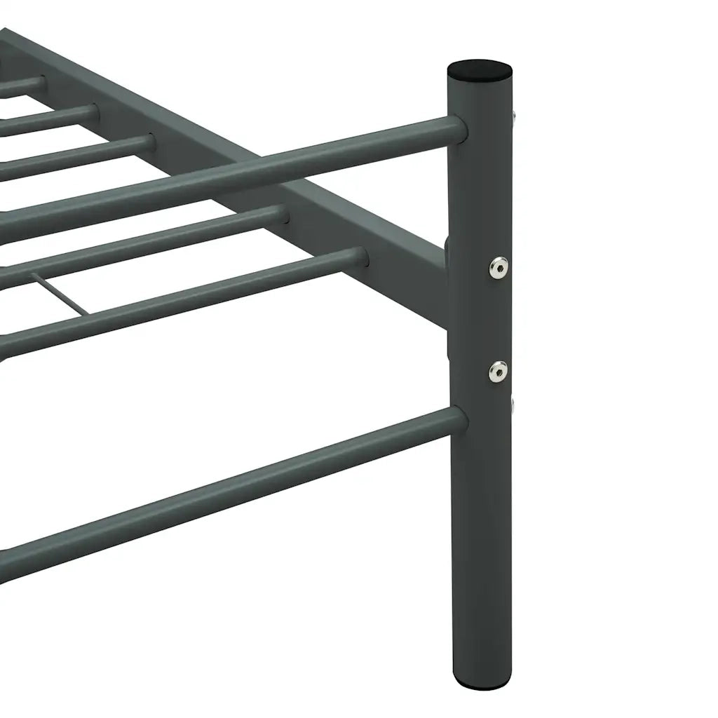 Giroletto-Struttura Letto Grigio in Metallo 160x200 cm 708083