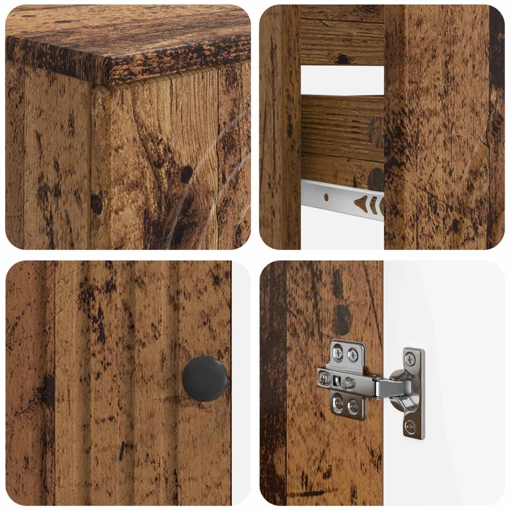 Set di armadietti da bagno in 3 pezzi ALKMAAR 3417835