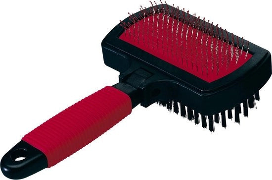 Borsetto per gatti a doppia perla - 17x10.5x5 cm - colore rosso nero
