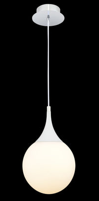 Lampada pendente Pendant in Metallo Dewdrop Bianco