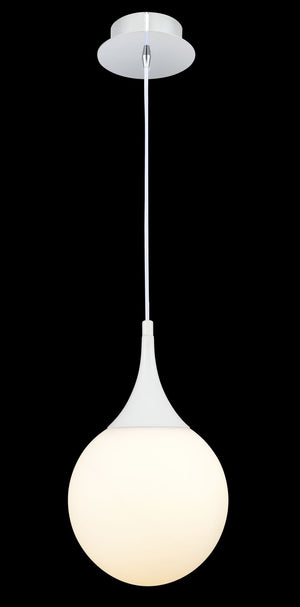 Lampada pendente Pendant in Metallo Dewdrop Bianco