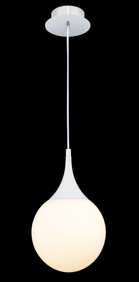 Lampada pendente Pendant in Metallo Dewdrop Bianco