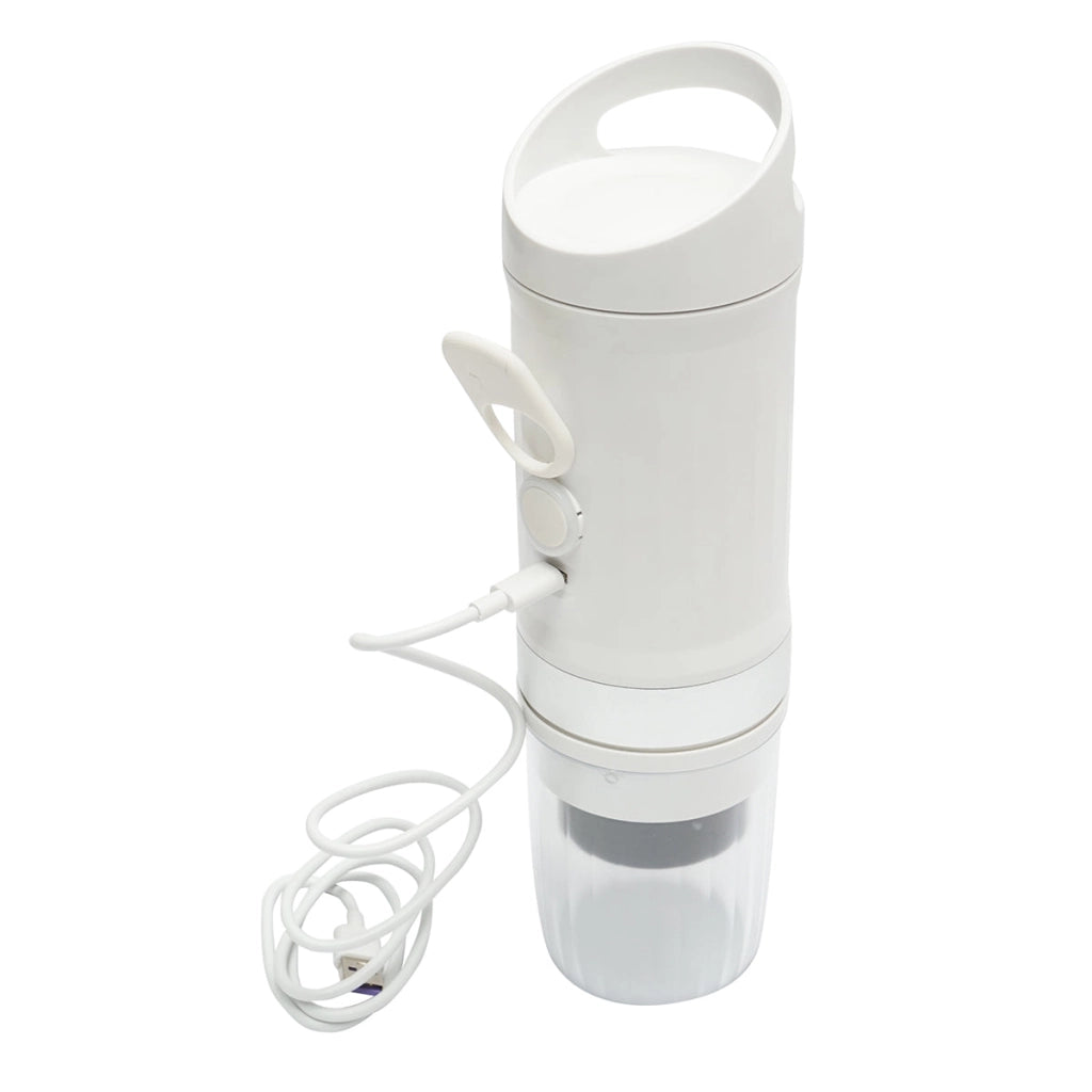 Macchina da caffè portatile 12V/100W, batteria al litio 9600 mAh, pressione 20 bar, serbatoio d'acqua 60-80 ml, tazza 300 ml, compatibile con capsule Nespresso, Dolce Gusto e caffè macinato