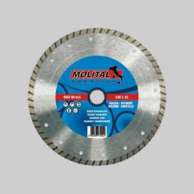 DISCO DIAMANTATO UNIVERSALE MOLITAL D.MM 230 - CARDINALE FERRAMENTA