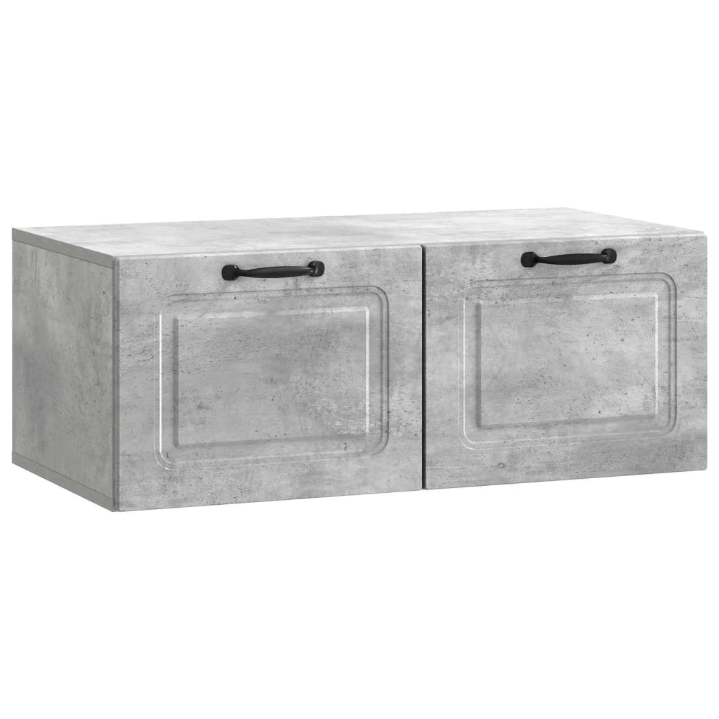 Mobile Porta TV da Muro Grigio Cemento 78,5 x 41 x 30 cm 899368
