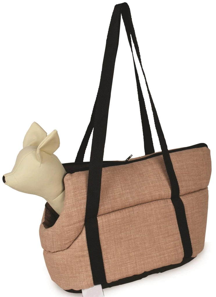 BORSA PORTATILE SEMIRIGIDA PER ANIMALI CANE GATTO 35 X 20 X 20 CM
