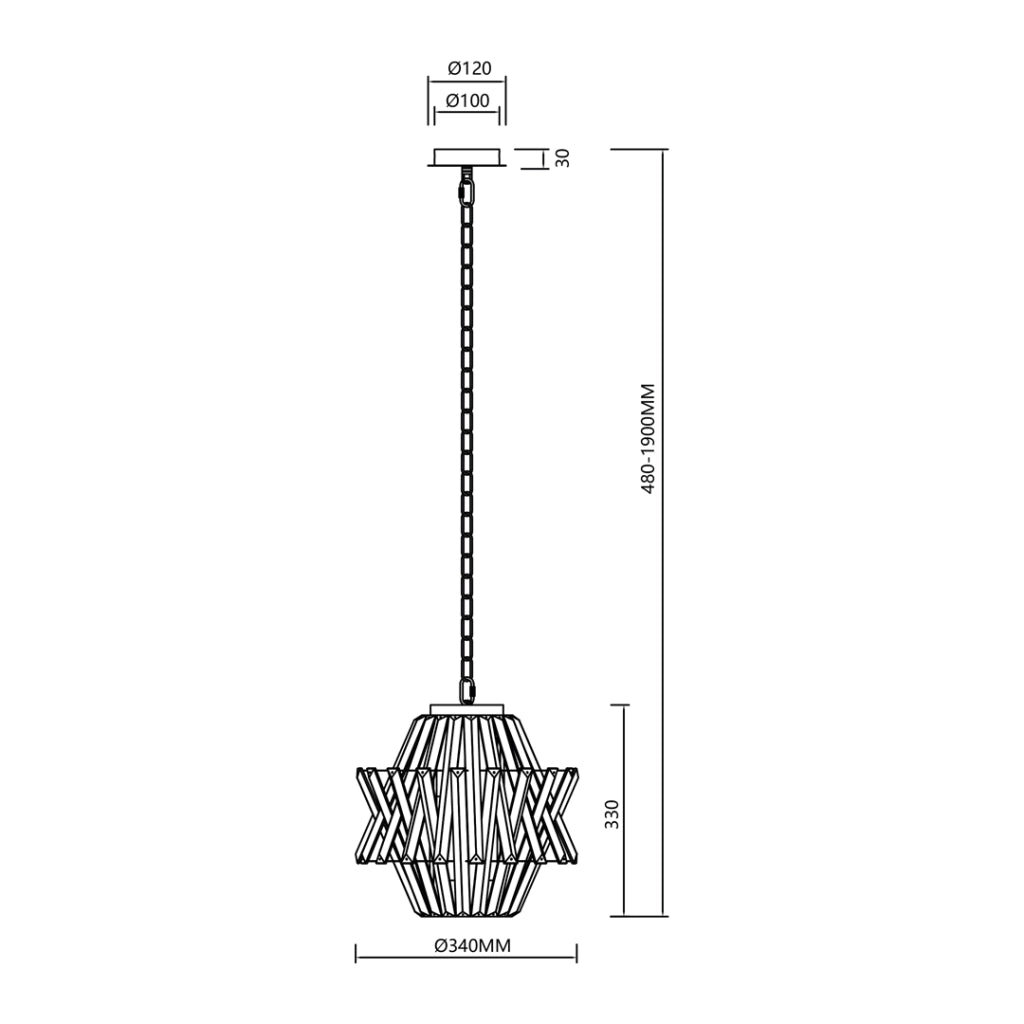 Lampadario cristallo glamour cromato Crown 4xE14 Milagro