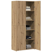 Credenza 2 pz | Madia | Buffet da pranzo | Armadio da pranzo Rovere artigianale 80 x 42 x 185 cm