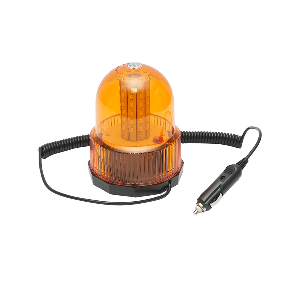Lampeggiante LED 12–24V con base magnetica IP65