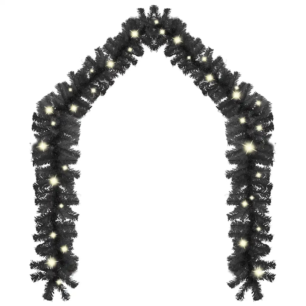Ghirlanda Natalizia con Luci a LED 20 m Nera CFW6459821
