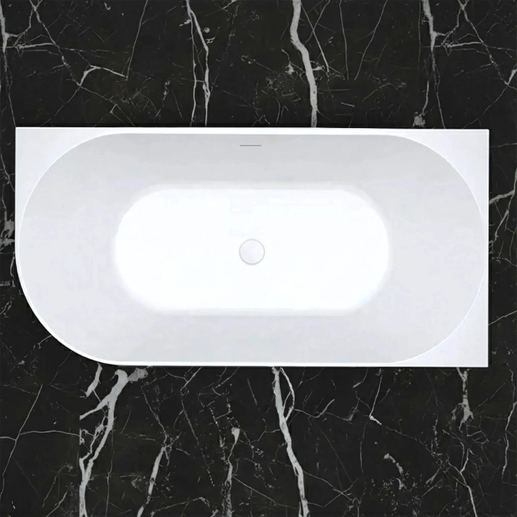Vasca Da Bagno Angolare In Acrilico Bellanto Slim 170 Destra