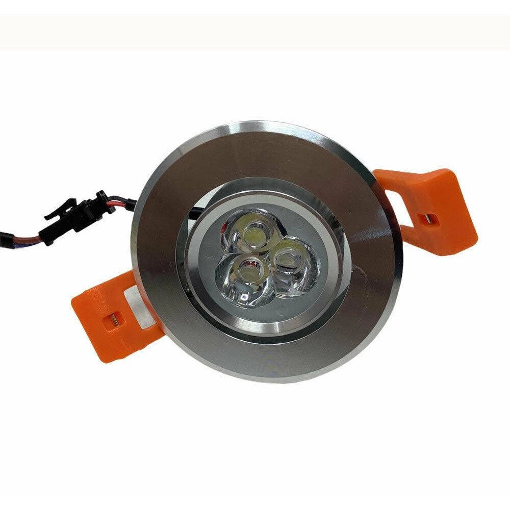 Trade Shop - Faretto Incasso 3w Orientabile Luce Fredda Calda Naturale P-55 -