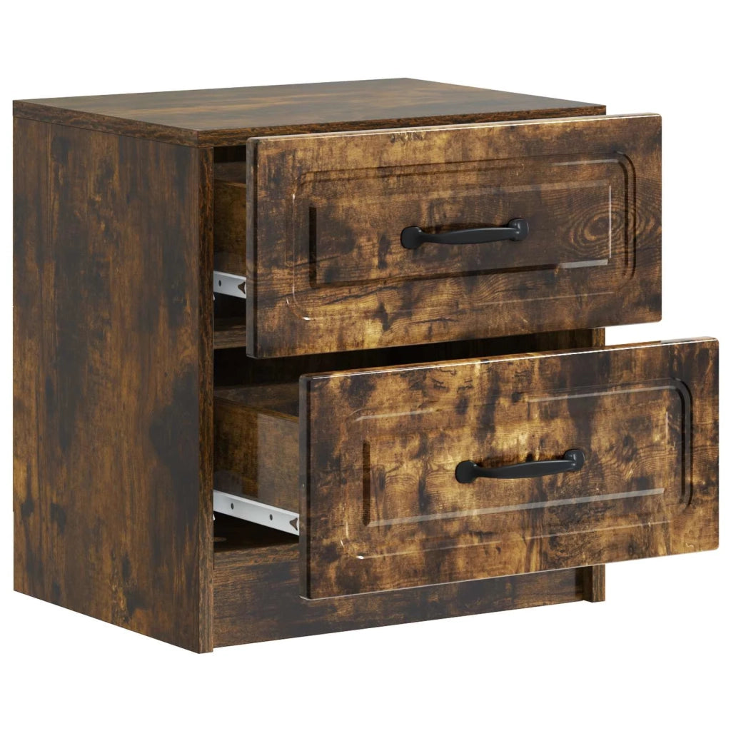 Armadio da Notte 2 pcs Rovere Fumo 43 x 34,5 x 44,5 cm 895686