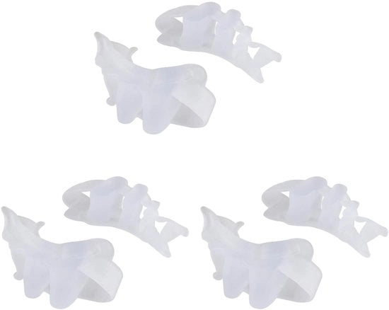 Correttore per teenager con 3 paia - Teenscheider in silicone - Martello/zampa - Rilievo per dolori al piede - Disegno anatomico - Comfortevole e morbido - Teenspreider
