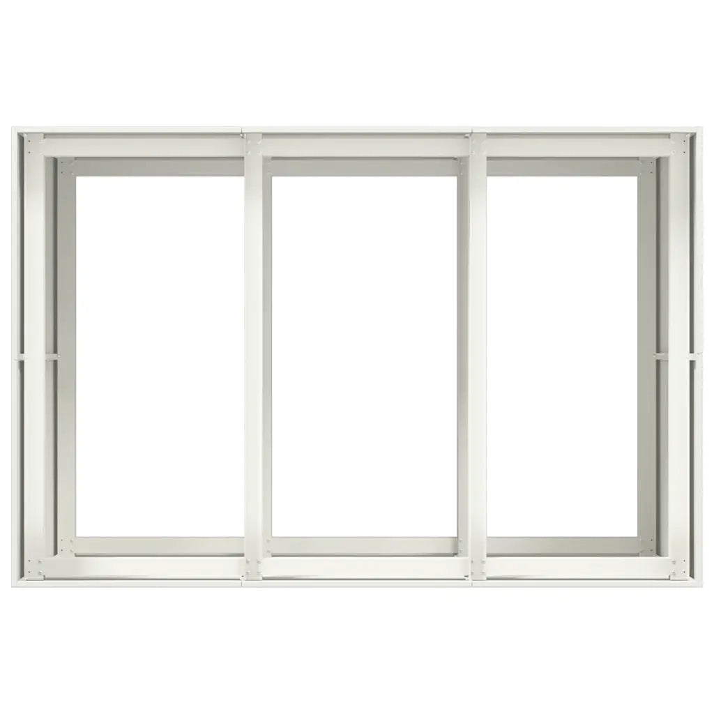 Fioriera | Cassetta per fiori | Vaso Bianca 120x80x80 cm in Acciaio