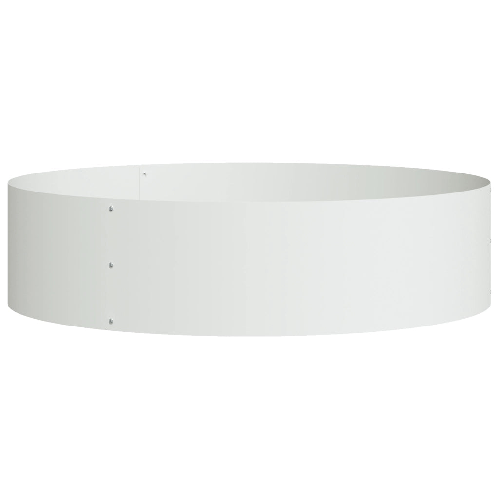 Vaso in Metallo Bianco Bianco Metallo Medio Durevole