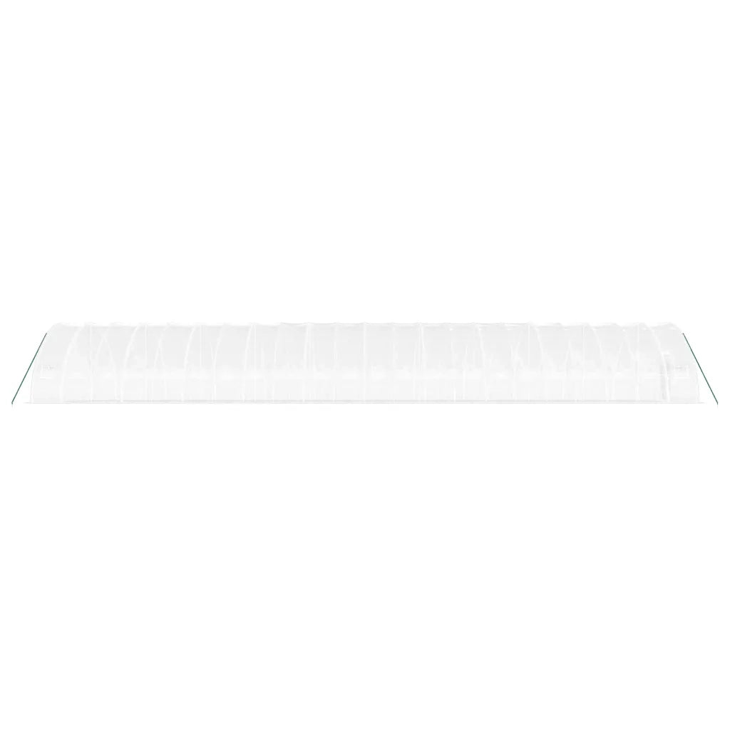 Serra con Telaio in Acciaio Bianco 132 m² 22x6x2,85 m 3188125