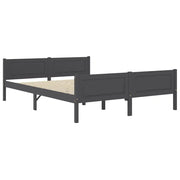 Giroletto Grigio in Legno Massello di Pino 140x200 cm 322127