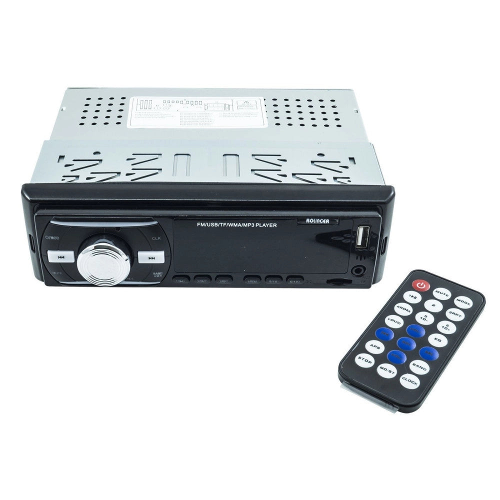 Trade Shop - Stereo Autoradio Auto Radio Fm Mp3 Usb Slot Sd Mmc Aux Orologio Digitale 6247 -