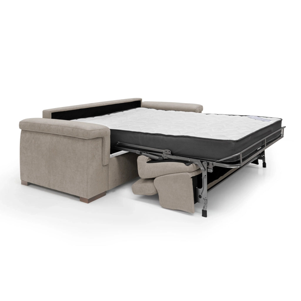 Giunone Divano letto mat. H18 200 cm (mat. 120x197 cm) beige