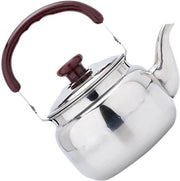 Teapot in acciaio inossidabile da 750 ml per fornello a gas - teiera vintage con manico per campeggio, picnic, cucina da viaggio