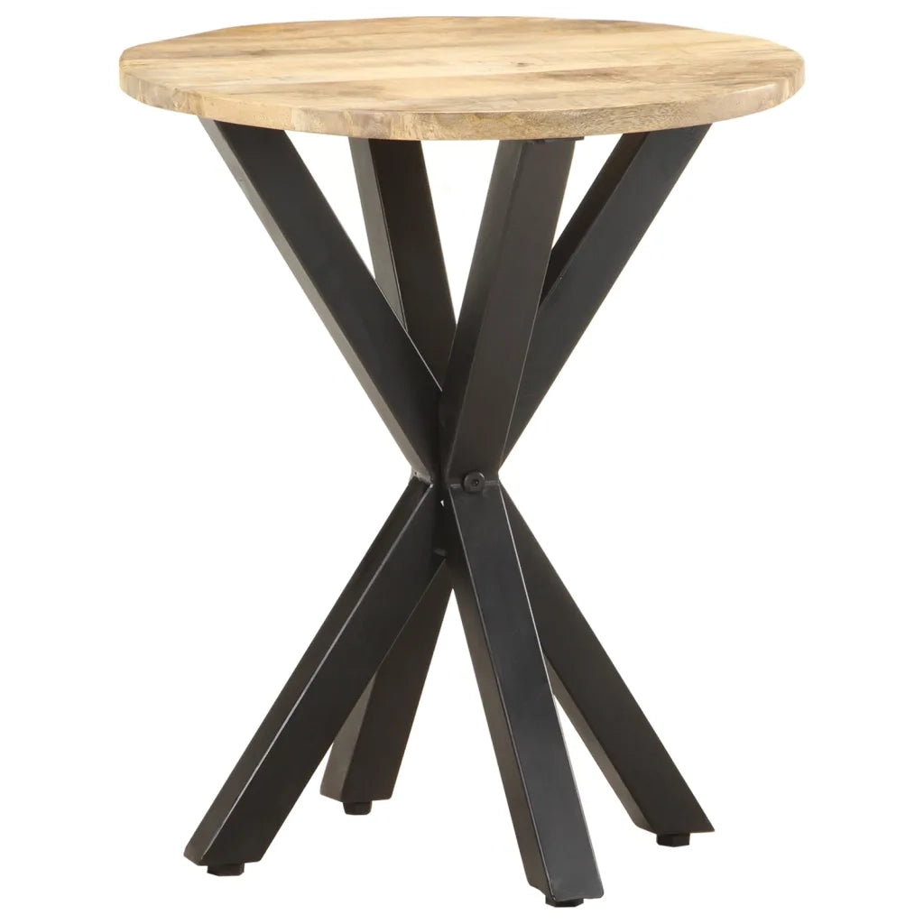 Tavolino | Tavolo laterale di Servizio 48x48x56cm in Legno Massello di Mango