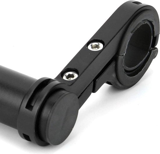Uitschuifbaar fietsstuur verlengframe in nero con doppio supporto - 20 m - Incluso sacchetto.