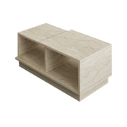 Tavolino in legno "Consept" - 90 x 45 x 36 cm - Travertino