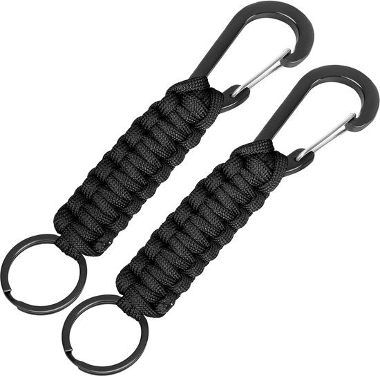 Paracord maniglie chiave multifunzionali - set da 2 

o 

Maniglie chiave multifunzionali in paracord - set da 2