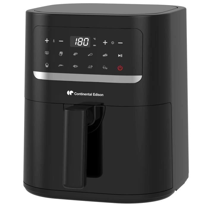 Friggitrice ad aria senza olio CONTINENTAL EDISON - FRSH1400B - 4,5 L - Nero - 1400 W