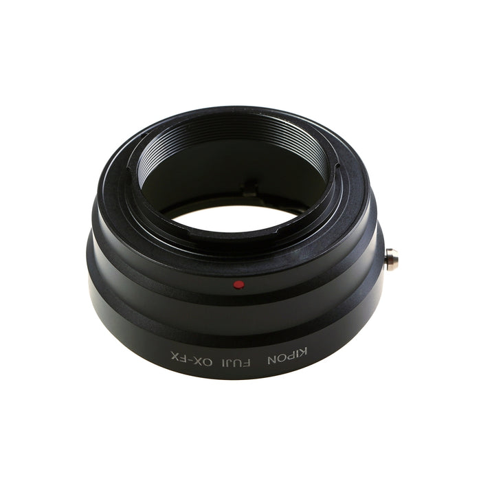 Kipon Adattatore per obiettivo per Fuji OX a Fuji X con attacco a baionetta, con regolazione manuale di apertura e messa a fuoco, pratico accessorio per fotocamera