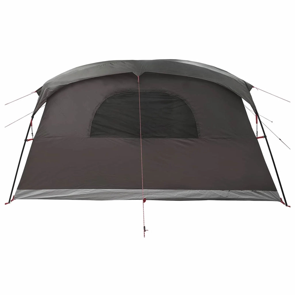 Tenda a tunnel con tetto Marrone Grigio 427 x 305 x 205 cm 42029017
