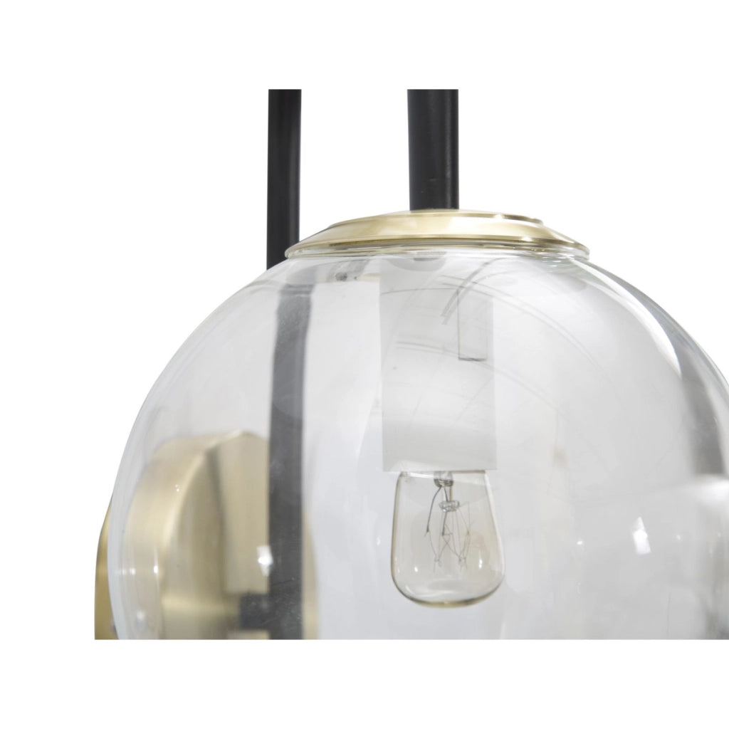 Lampada a Parete VKH55, Nero, Metallo, 36x24x45 cm