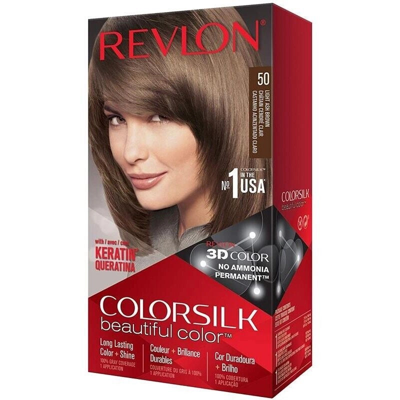 REVLON COLORAZIONE PERMANENTE PER CAPELLI N 50 CASTANO CENERE CHIARO