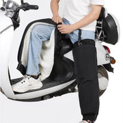 Termoisolanti per ginocchia per motociclisti impermeabili protezione termica per ginocchia con imbottitura a maglia di lana per motociclisti e scooter ginocchiere regolabili impermeabili per uomo e donna