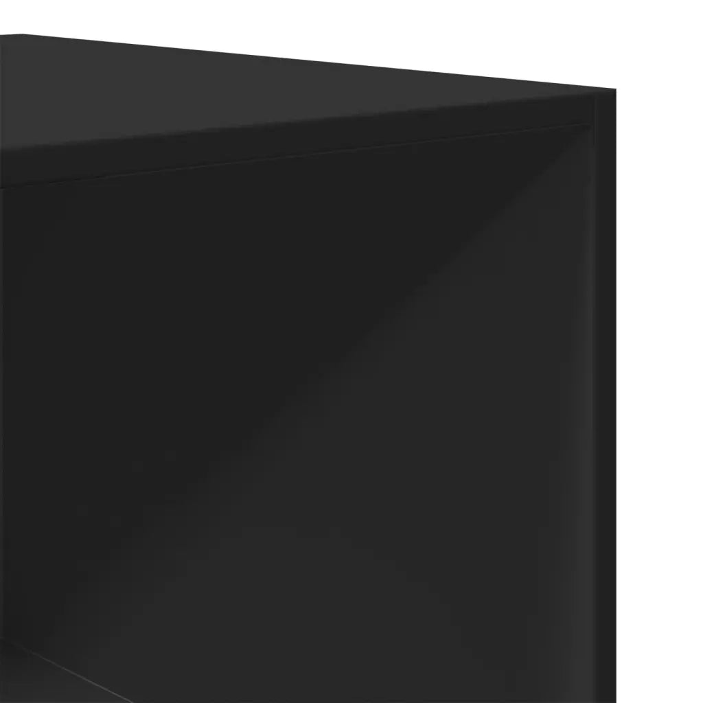 vidaXL Armadio Nero 100x50x200 cm in Legno Multistrato
