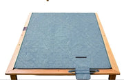 Asciugamano da picnic - tappeto esterno - asciugamano da spiaggia - 200x200 cm - impermeabile e trasportabile - comprende 4 anelli di fissaggio
