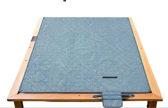 Asciugamano da picnic - tappeto esterno - asciugamano da spiaggia - 200x200 cm - impermeabile e trasportabile - comprende 4 anelli di fissaggio