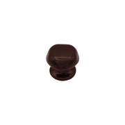Pomolo fisso per porta SAGUATTI 872/60UB in alluminio marrone lucido