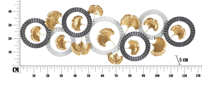 Pannello Arty 127,5x4x44,5 cm in Ferro Multicolor