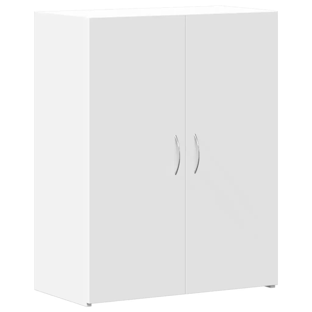 Schedario Bianco 60x32x77,5 cm in Legno Multistrato