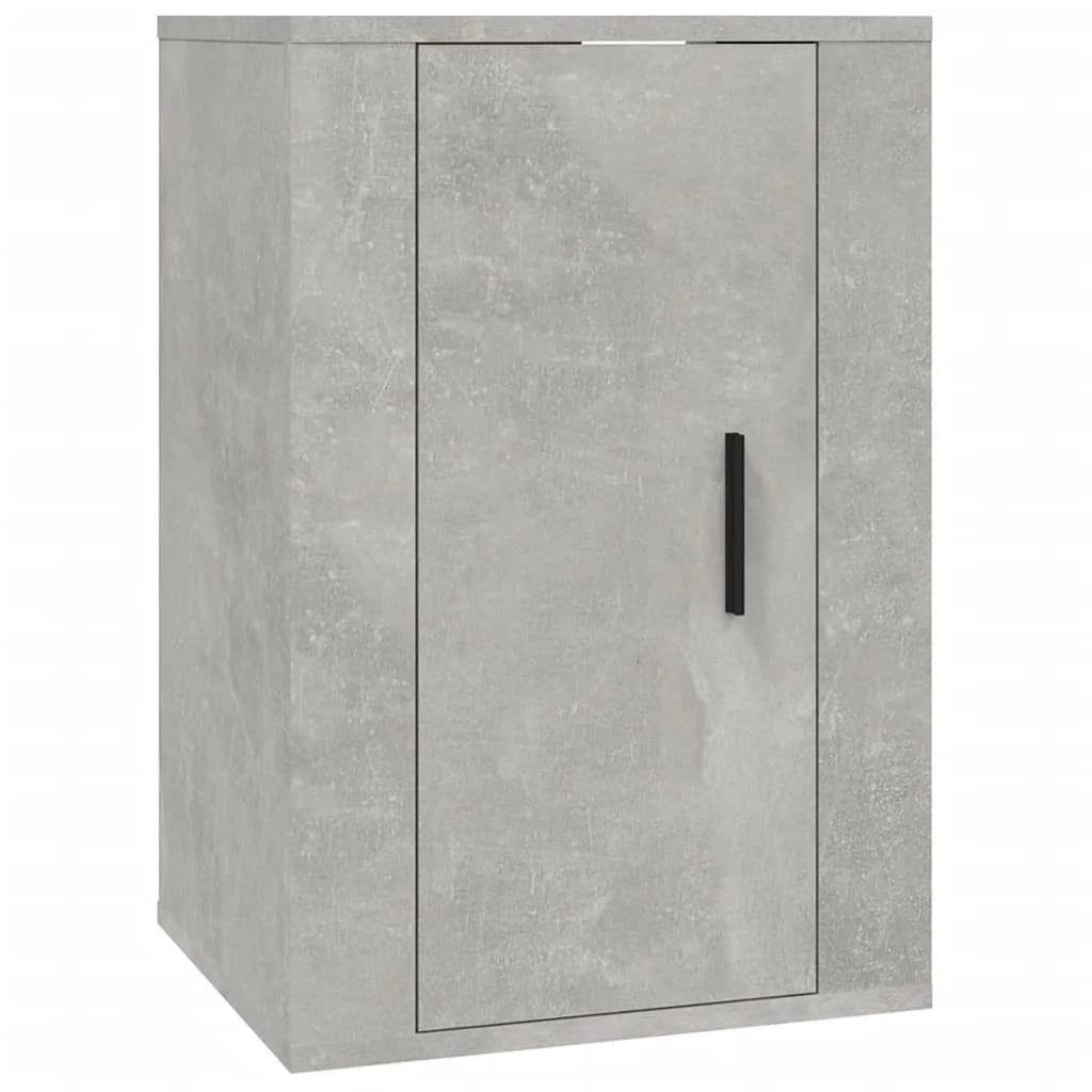 Mobile TV multimediale da parete mensola TV credenza TV per sala da pranzo soggiorno camera da letto 2 pezzi 40 x 34,5 x 60 cm grigio 02_0028913