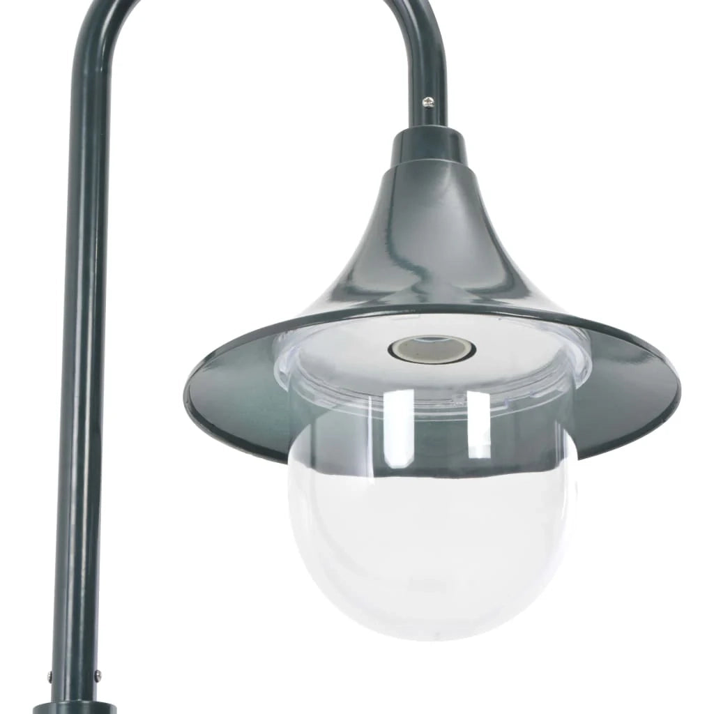 Lampada da terra da giardino E27 120 cm alluminio verde scuro 02_0042537