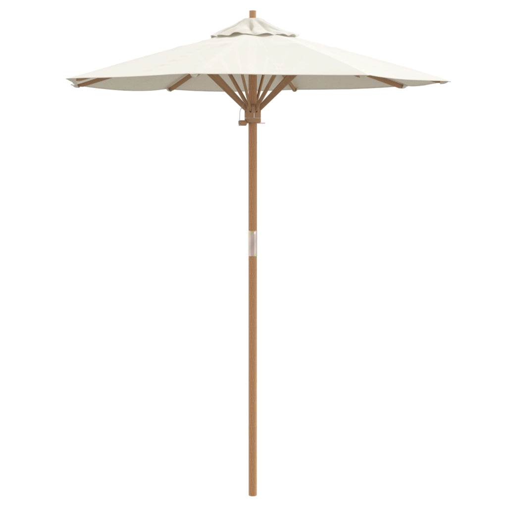 Ombrello da Giardino Bianco Panna 180x230 cm BambÃ¹